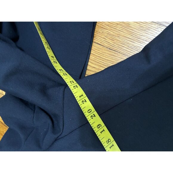 Vintage Haggar Imperial Blazer Jacket Mens 42L Navy Blue 100% Wool Sport Coat - Picture 9 of 9